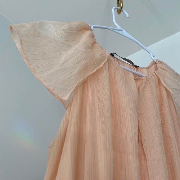 Zara Peach Maxi Dress - Picture 3 of 5